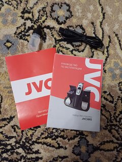 Набор для стрижки и бритья, JVC, JHC58RS, аккумуляторный, 3 Вт, черно-серый, 19119 - фото 3 от пользователя