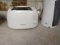 Тостер Polaris, PET 0702L, 750 Вт, механический, 6 степеней прожарки, белый - фото 6 от пользователя