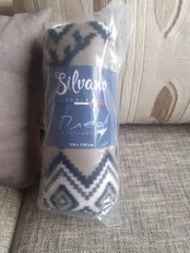 Плед 1.5-спальный, 130х170 см, флис, 100% полиэстер, Silvano, Волшебная скандинавия, бежевый, AI-1504007 - фото 7 от пользователя