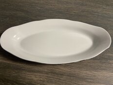 Селедочница керамика, овальная, 12.8х25х3.2х25 см, Идиллия, Добрушский фарфоровый завод, 7С1546Ф34 - фото 2 от пользователя
