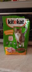 Корм для животных Kitekat, 800 г, для взрослых кошек, сухой, аппетитная курочка, пакет, 10132065 - фото 2 от пользователя