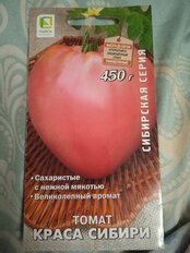 Семена Томат, Краса сибири, 0.1 г, Сибирская, цветная упаковка, Поиск - фото 1 от пользователя