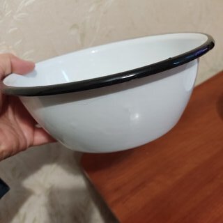 Миска эмалированная сталь, круглая, 20х7.5 см, 1.5 л, СтальЭмаль, 2с7, в ассортименте - фото 7 от пользователя