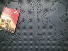 Коврик грязезащитный, 40х60 см, прямоугольный, резина, Ключ, Vortex, 22460 - фото 2 от пользователя
