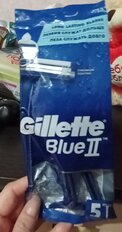 Станок для бритья Gillette, Blueii, для мужчин, 5 шт, одноразовые, BLI-81499251 - фото 2 от пользователя