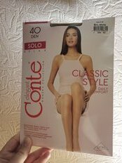 Колготки Conte, Solo, 40 DEN, р. 4, bronz/оттенок загара, с шортиками - фото 7 от пользователя