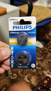 Батарейка Philips, CR2032, литиевая, 3 В, блистер, 2 шт, Б0062716 - фото 3 от пользователя