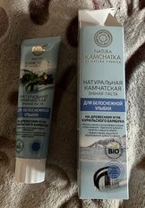 Зубная паста Natura Siberica, 100 г, для белоснежной улыбки - фото 2 от пользователя