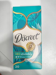 Прокладки женские Discreet, Deo Water Lily Single, ежедневные, 20 шт - фото 1 от пользователя