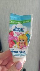 Зубная паста Happy Moments, Маленькая фея клубничная мечта, для детей, 60 мл - фото 3 от пользователя