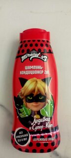 Шампунь-кондиционер детский Miraculous, 2в1, Супер Кот, 400 мл - фото 4 от пользователя