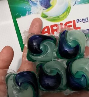 Капсулы для стирки Ariel, Capsules Горный родник, 14 шт, 19.5 г - фото 4 от пользователя