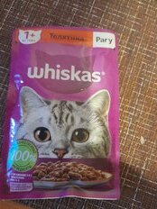 Корм для животных Whiskas, 75 г, для взрослых кошек 1+, рагу, телятина, пауч, G8485 - фото 5 от пользователя