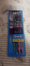 Зубная щетка Oral-B, Всесторонняя чистка Black, средней жесткости, 3 шт - фото 3 от пользователя