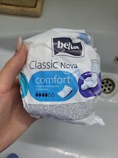 Прокладки женские Bella, Nova Classic Comfort Drainette Air, 10 шт, BE-012-RW10-E08 - фото 1 от пользователя