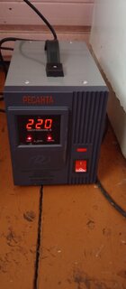 Стабилизатор напряжения Ресанта, АСН- 1 500/1-Ц, 1.5 кВт, 140-260 В, 63/6/3 - фото 2 от пользователя