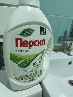 Гель для стирки Персил, 1.95 л, для цветного белья, Green gel - фото 2 от пользователя