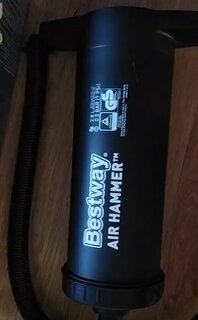 Насос ручной, 36 см, 3 насадки, средний, Bestway, 62003 - фото 5 от пользователя