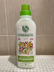 Бальзам-кондиционер Synergetic, 0.75 л, Иланг-иланг и вишня, концентрат - фото 1 от пользователя