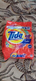 Стиральный порошок Tide, 1.5 кг, автомат, для цветного белья, Color - фото 2 от пользователя