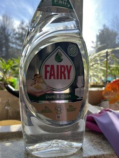 Средство для мытья посуды Fairy, Pure &amp; Clean, 900 мл - фото 4 от пользователя