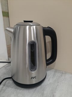 Чайник электрический JVC, JK-KE1715, серый, 1.7 л, 2200 Вт, скрытый нагревательный элемент, нержавеющая сталь - фото 5 от пользователя