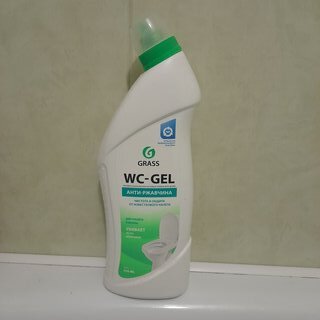 Чистящее средство для сантехники, Grass, WC-gel, гель, 750 мл - фото 3 от пользователя