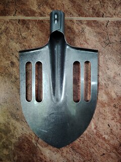 Лопата штыковая, облегченная, рельсовая сталь, 1.3х270х215х360 мм, с ребром жесткости - фото 6 от пользователя