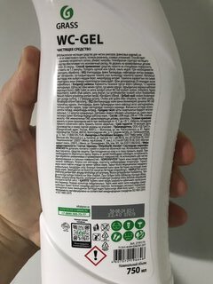 Чистящее средство для сантехники, Grass, WC-gel, гель, 750 мл - фото 2 от пользователя