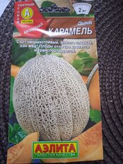 Семена Дыня, Карамель, 1 г, цветная упаковка, Аэлита - фото 5 от пользователя