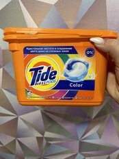 Капсулы для стирки Tide, Все в 1 Pods Color, 18 шт, капсула 24.8 г - фото 2 от пользователя