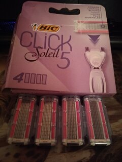 Сменные кассеты для бритв Bic, Click 5 Soleil, для женщин, 5 лезвий, 4 шт, 503711 - фото 5 от пользователя