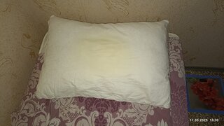 Подушка 50 х 70 см, Лебяжий искусственный пух, чехол хлопок, кант, Selena - фото 4 от пользователя