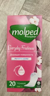 Прокладки женские Molped, ежедневные, 20 шт, 5079958 - фото 3 от пользователя