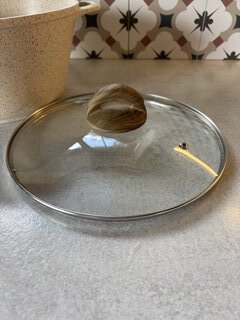 Кастрюля алюминий, антипригарное покрытие, 5 л, с крышкой, крышка стекло, Гурман, Estima, ГМк503 ЭБИ, бежевая, индукция - фото 6 от пользователя