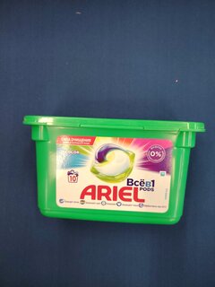 Капсулы для стирки Ariel, Pods Все-в-1 Color, 10 шт, капсула 22.8 г - фото 7 от пользователя