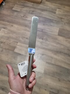Лопатка кондитерская, нержавеющая сталь, 32 см, навеска, Daniks, Classic, S-DC12-KT1119-054 - фото 1 от пользователя