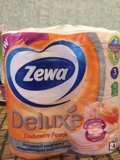 Туалетная бумага Zewa, Deluxe, 3 слоя, 4 шт, 18.8 м, с втулкой, персик - фото 1 от пользователя