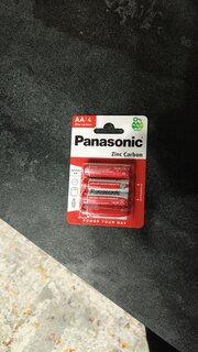 Батарейка Panasonic, АА (R6, 15D), Zinc-carbon, солевая, 1.5 В, блистер, 4 шт - фото 5 от пользователя