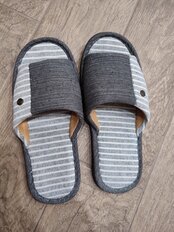Тапки для мужчин, черные, р. 40-41, открытые, А71-002-01 - фото 6 от пользователя
