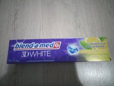 Зубная паста Blend-a-med, 3D White Свежесть лимона, 100 мл - фото 9 от пользователя