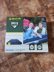 Матрас надувной Bestway, 191х137х22 см, 67002N/67002/010165BW, без насоса, флокированный, ортопедический, 227 кг - фото 1 от пользователя