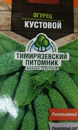 Семена Огурец, Кустовой, 0.3 г, раннеспелые, цветная упаковка, Тимирязевский питомник - фото 8 от пользователя