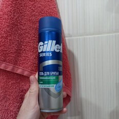 Гель для бритья, Gillette, Series Sensitive, для чувствительной кожи, 200 мл, 84857385 - фото 2 от пользователя