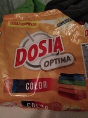 Стиральный порошок Dosia, 1.2 кг, автомат, для цветного белья, Optima Color - фото 5 от пользователя