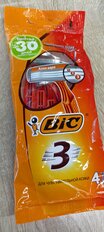 Станок для бритья Bic, Для чувствительной кожи, для мужчин, 3 лезвия, 2 шт, одноразовые, 888134/889701 - фото 4 от пользователя