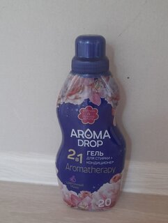 Гель для стирки Aroma Drop, 1 л, универсальный, Цветочный микс 2в1 - фото 8 от пользователя