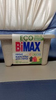 Капсулы для стирки BiMAX, ECO Color, 12 шт - фото 3 от пользователя