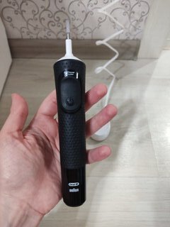 Зубная щетка электрическая, Oral-B, Vitality Pro, средней жесткости, тип 3708, D103.413.3, Black - фото 7 от пользователя