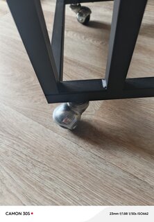 Стол журнальный 60х40х35 см, сталь, приставной, на колесах, Лофт, LNT50X - фото 2 от пользователя